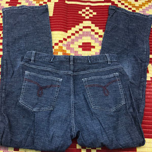 Sag Harbor sport Blue/White Strip jean Size 10